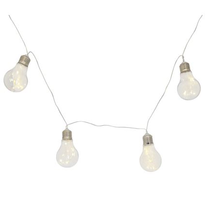 LED dekorativne lampice SMOLDER 2,1 m 10xLED/2xAA