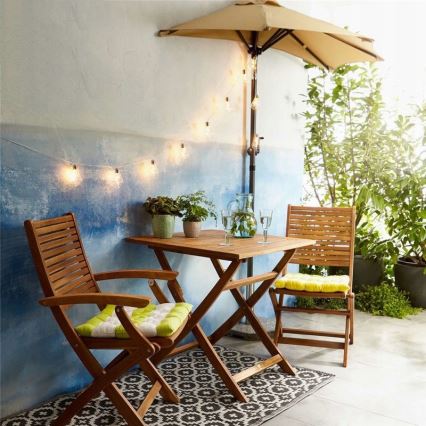 LED dekorativne lampice SMOLDER 2,1 m 10xLED/2xAA