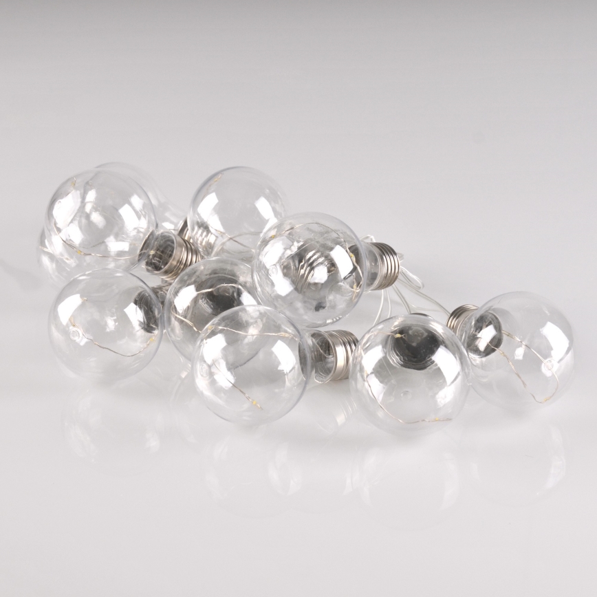 LED dekorativne lampice SMOLDER 2,1 m 10xLED/2xAA