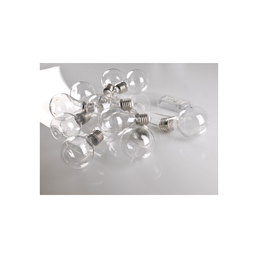 LED dekorativne lampice SMOLDER 2,1 m 10xLED/2xAA