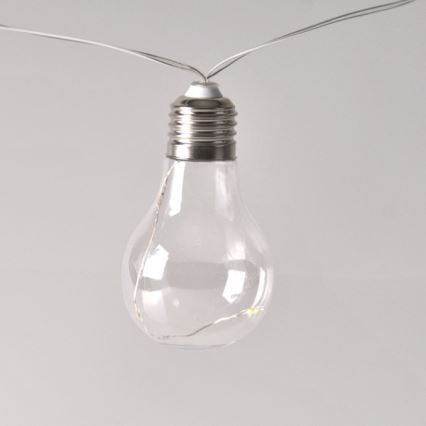 LED dekorativne lampice SMOLDER 2,1 m 10xLED/2xAA