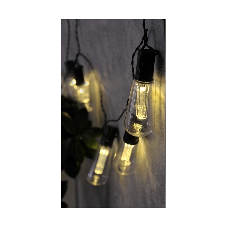 LED Dekorativni lanac EDISON 2,65 m 10xLED/2xAA