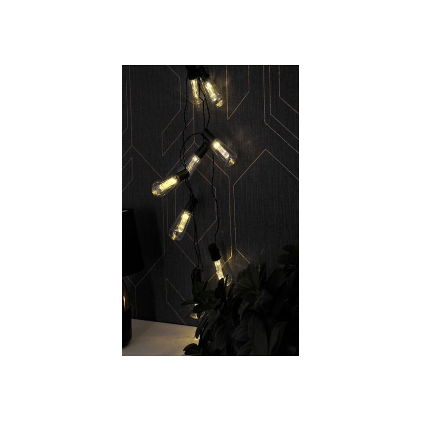LED Dekorativni lanac EDISON 2,65 m 10xLED/2xAA
