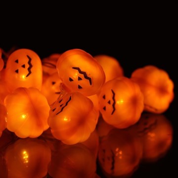 LED Dekorativni lanac HALLOWEEN 20xLED/3xAA/topla bijela 3,3m bundeva