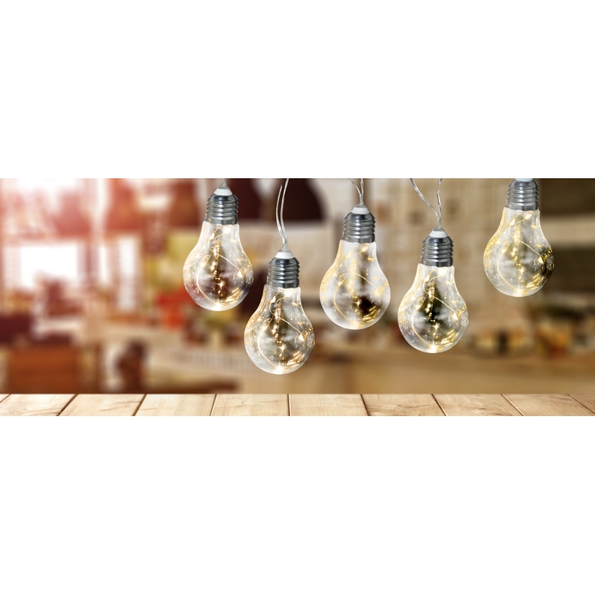 LED Dekorativni lanac SMOLDER 2,1 m 10xLED/2xAA