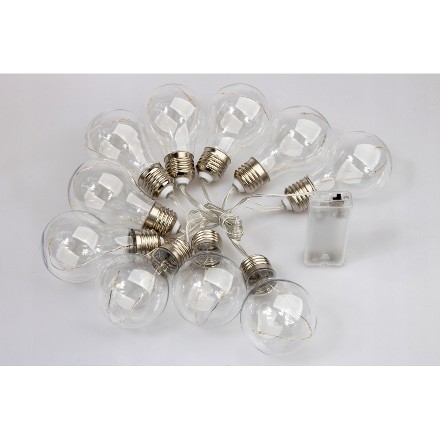 LED Dekorativni lanac SMOLDER 2,1 m 10xLED/2xAA