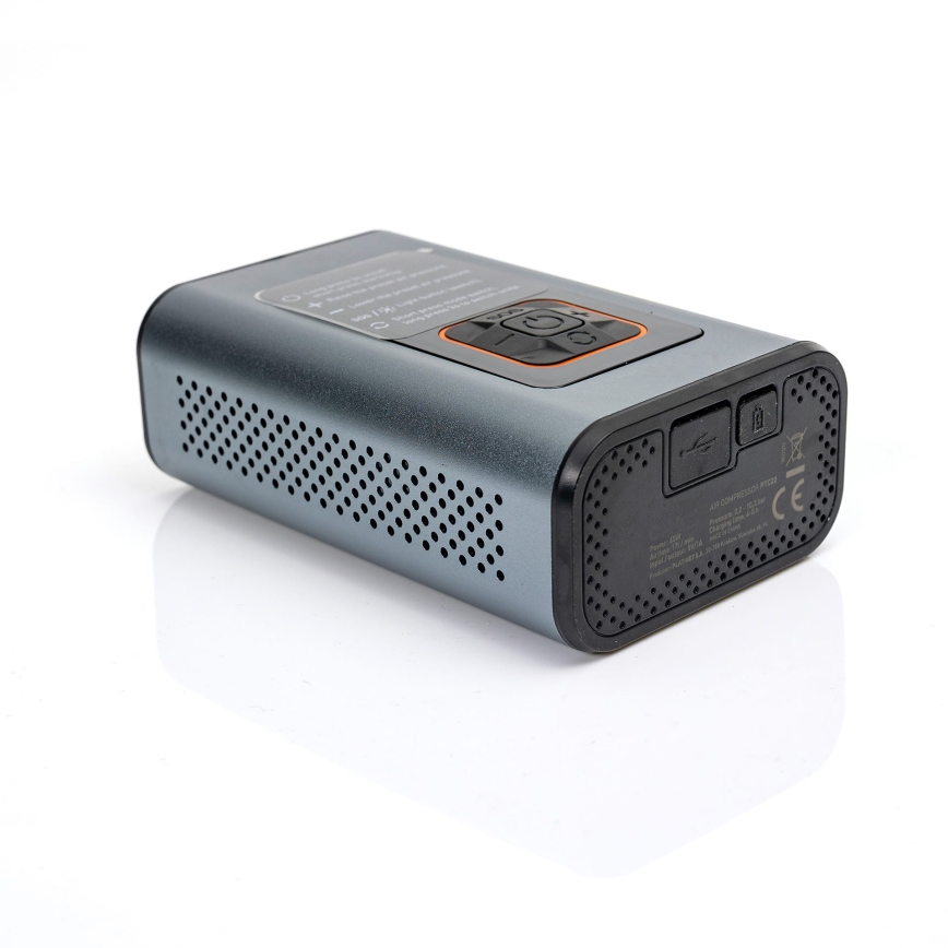 LED Digitalni džepni kompresor 3u1 4000 mAh 5W crna