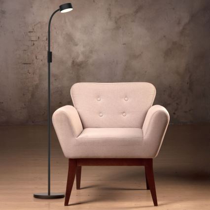 LED prigušivačka dodirna podna lampa BRUNO LED/3W/230V 3000/4000/6500K crna
