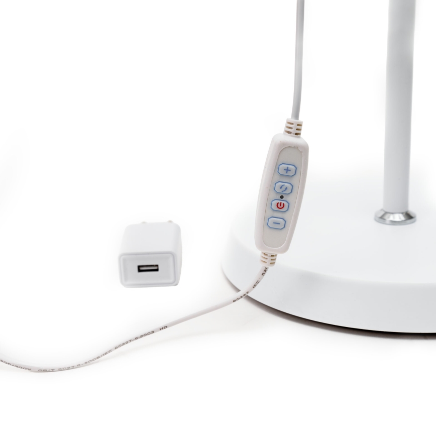 LED Dimabilna podna lampa SIGNUS LED/10W/230V 3000/4500/6500K bijela