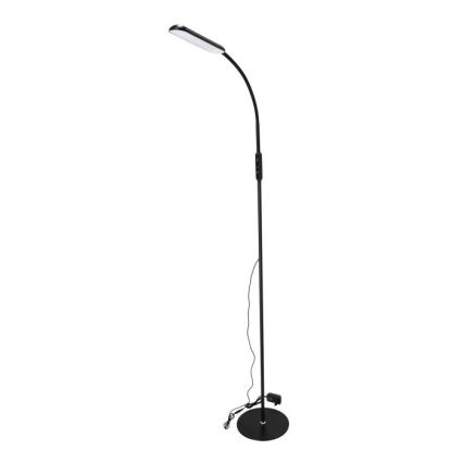 LED Dimabilna podna lampa TEILO LED/10W/230V 3000/4000/6500K crna + daljinski upravljač