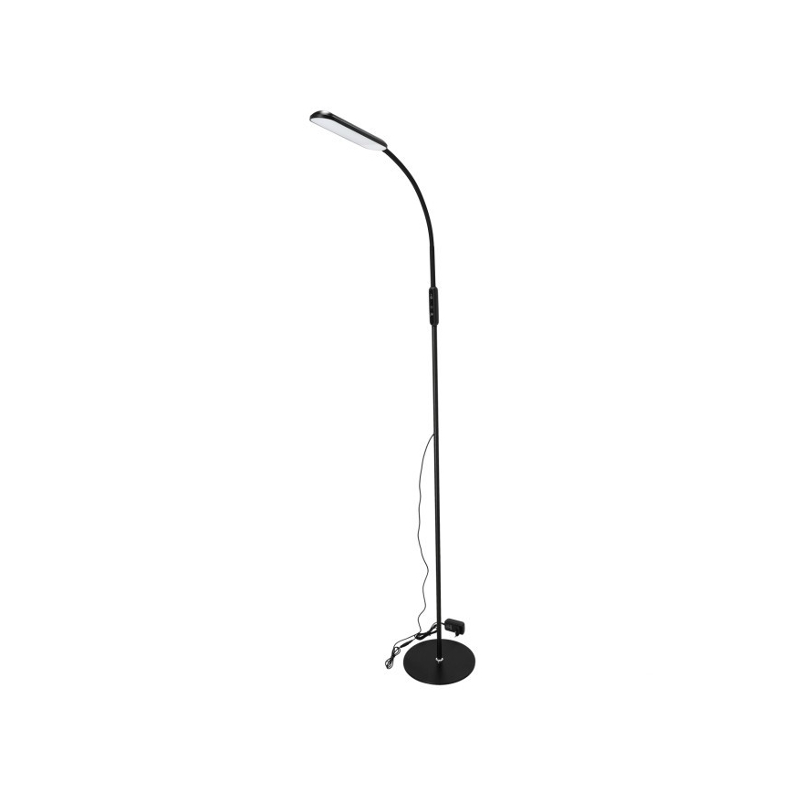 LED Dimabilna podna lampa TEILO LED/10W/230V 3000/4000/6500K crna + daljinski upravljač