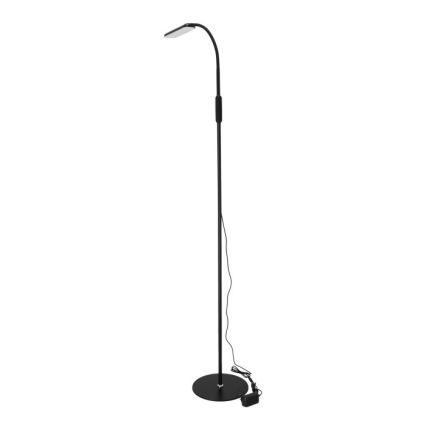 LED Dimabilna podna lampa TEILO LED/10W/230V 3000/4000/6500K crna + daljinski upravljač
