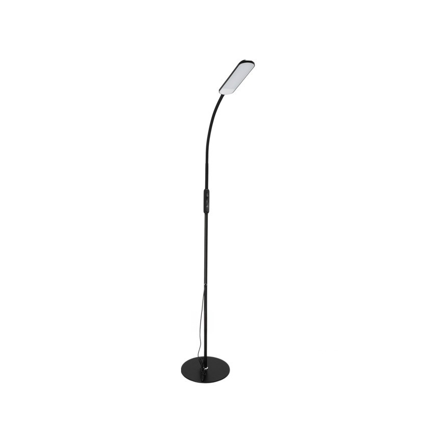 LED Dimabilna podna lampa TEILO LED/10W/230V 3000/4000/6500K crna + daljinski upravljač