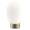 LED Dimmabilna dodirna stolna lampa LATTE LED/1,8W/5V USB 2000 mAh zlatna/bijela