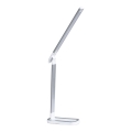 LED Dimmabilna dodirna stolna lampa MADERA LED/7W/230V USB bijela