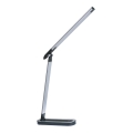 LED Dimmabilna dodirna stolna lampa MADERA LED/7W/230V USB crna