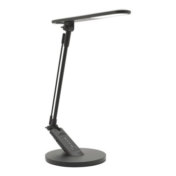 LED Dimmabilna dodirna stolna lampa OPTIMUM LED/7W/230V USB 3000/4000/6000K crna