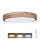 LED Dimmabilna stropna svjetiljka IRON OAK LED/60W/230V 3000-6500K hrast promjer 51 cm + daljinski upravljač