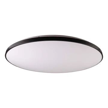 LED Dimmabilna stropna svjetiljka KERN LED/80W/230V 3000-6000K promjer 80 cm crna + daljinski upravljač