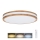 LED Dimmabilna stropna svjetiljka WOODY LED/48W/230V 3000-6500K hrast promjer 38 cm + daljinski upravljač