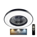 LED Dimmabilni stropni luster s ventilatorom OPAL LED/72W/230V 3000-6500 + daljinski upravljač