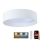 LED Dimmabilni stropni svjetiljka SMART GALAXY LED/24W/230V promjer 45 cm 2700-6500K Wi-Fi Tuya bijela + daljinski upravljač