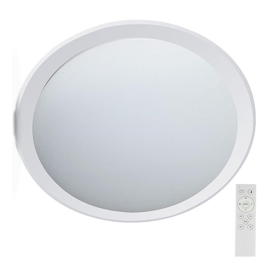 LED Dimmabilno stropno svjetlo LED/72W/230V 3000-6500K promjer 67 cm bijela + daljinski upravljač