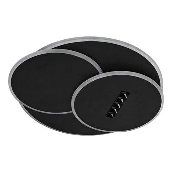 LED Dimmabilno stropno svjetlo LED/90W/230V 3000-6500K crno + daljinski upravljač