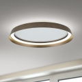 LED Dimmabilno stropno svjetlo MANTA LED/38W/230V 2700/3000/4000K promjer 45 cm smeđa
