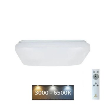 LED Dimmabilno stropno svjetlo OPAL LED/36W/230V 3000-6500K + daljinski upravljač
