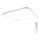 LED Dimmabilno stropno svjetlo PALERMO LED/72W/230V + daljinski upravljač