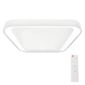 LED Dimmabilno stropno svjetlo QUADRO LED/66W/230V 3000-6000K bijela + daljinski upravljač