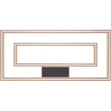 LED Dimmabilno stropno svjetlo RAMME 2xLED/28,5W/230V hrast
