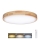 LED Dimmabilno stropno svjetlo SOLID OAK LED/48W/230V 3000-6500K hrast promjer 39 cm + daljinski upravljač