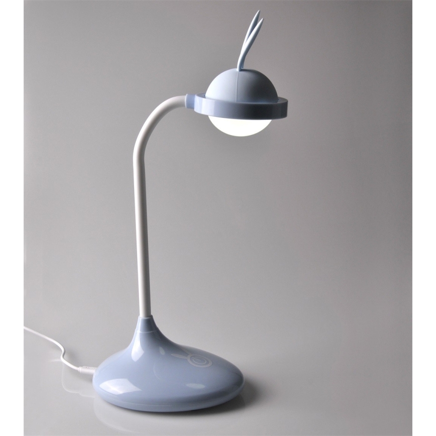 LED Dječja lampica na dodir RABBIT LED/0,4W/5V 3000/6500K plava + USB