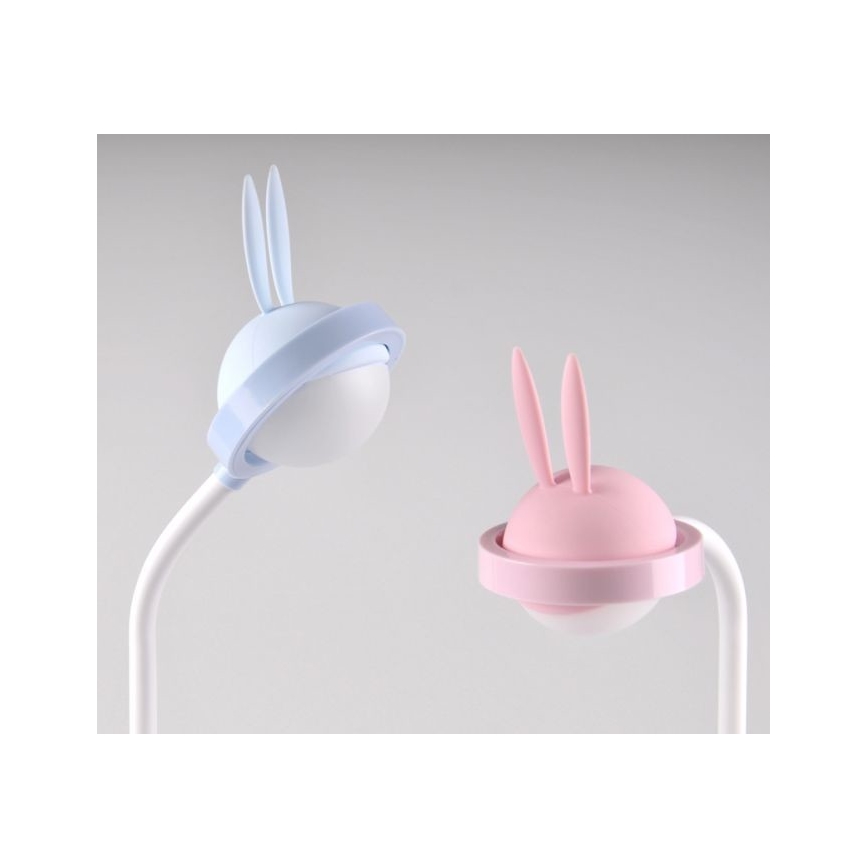 LED Dječja lampica na dodir RABBIT LED/0,4W/5V 3000/6500K plava + USB
