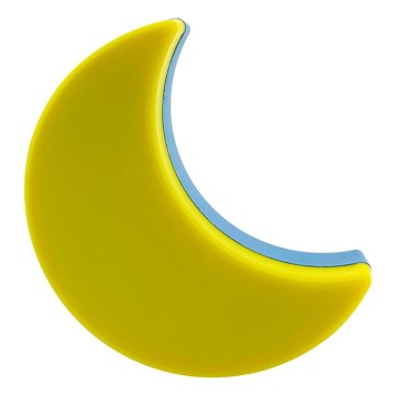LED dječja noćna svjetiljka sa senzorom sumraka LED/0,5W/230V mjesečar