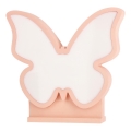 LED dječja stolna lampa BUTTERFLY LED/14W/230V ružičasta