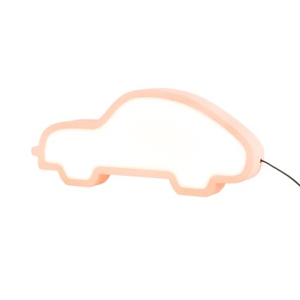 LED Dječja stolna lampa CAR LED/11W/230V ružičasta