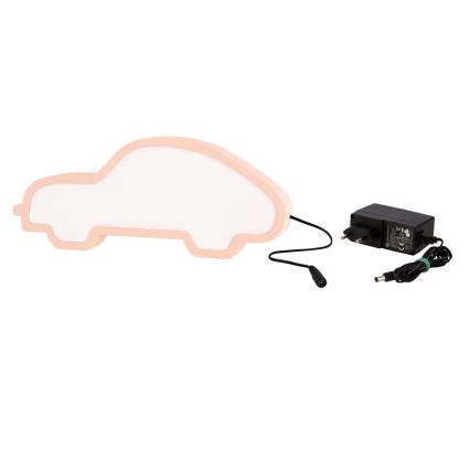 LED Dječja stolna lampa CAR LED/11W/230V ružičasta