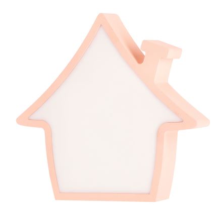 LED Dječja stolna lampa HOUSE LED/10W/230V ružičasta
