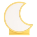 LED dječja stolna lampa MOON LED/12W/230V žuta