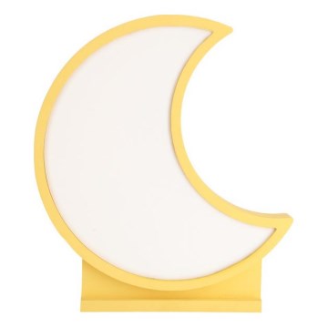 LED dječja stolna lampa MOON LED/12W/230V žuta