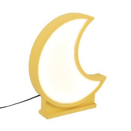 LED dječja stolna lampa MOON LED/12W/230V žuta