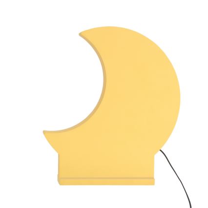LED dječja stolna lampa MOON LED/12W/230V žuta