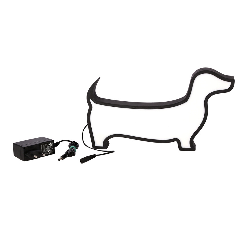LED Dječja stolna lampa PAS LED/12W/230V crna