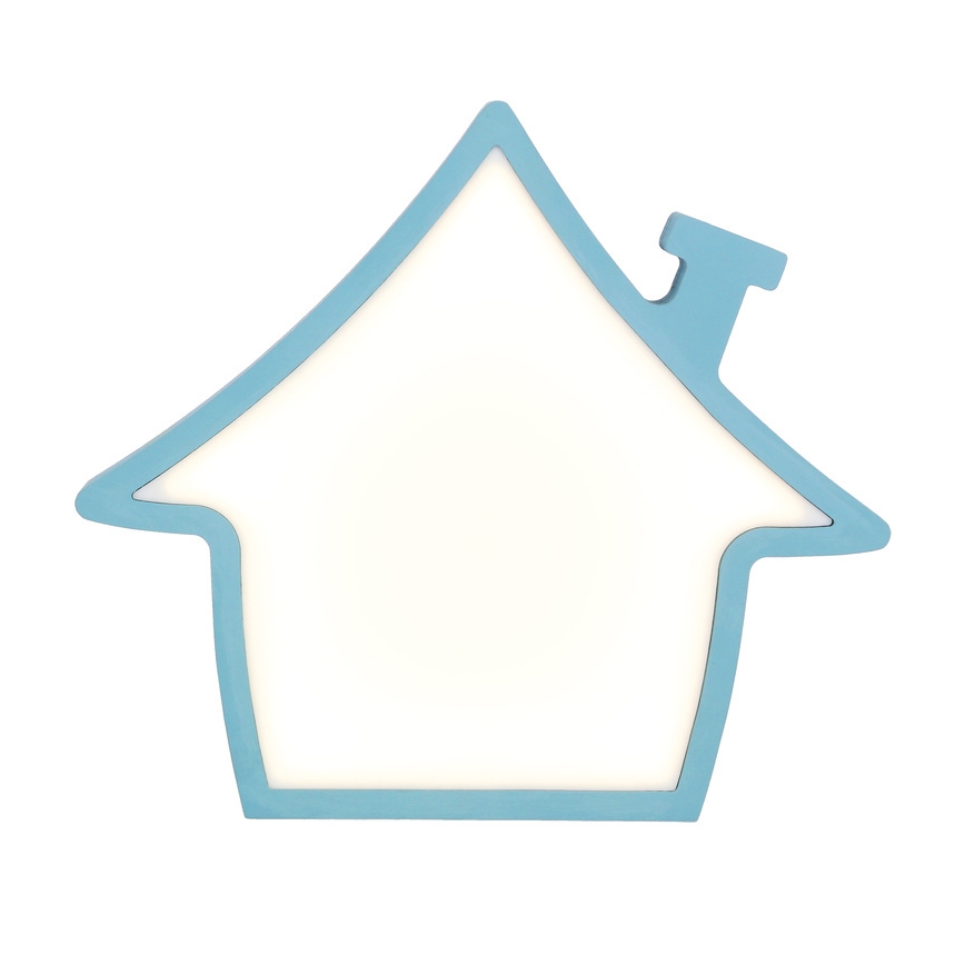 LED dječja stolna svjetiljka HOUSE LED/10W/230V plava