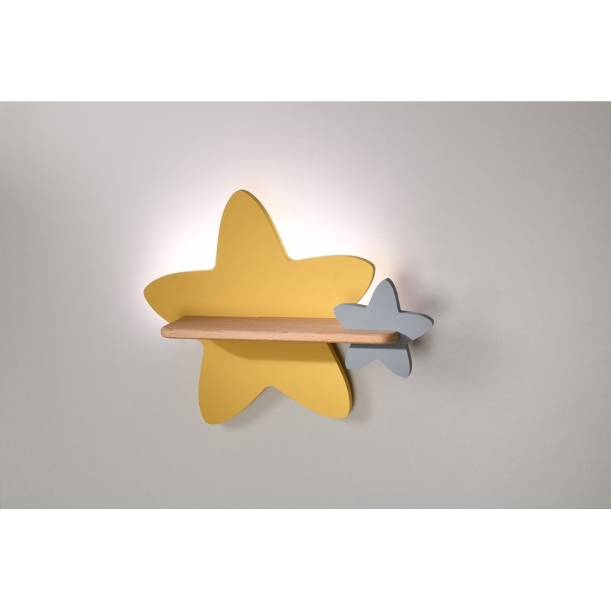 LED Dječja zidna svjetiljka s policom STAR LED/5W/230V, 
