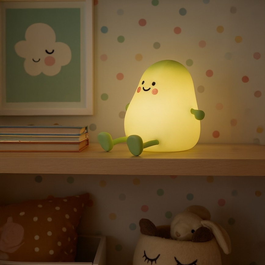 LED prigušivo punjivo dodirno dječje noćno svjetlo MANGO LED/2,5W/5V 800 mAh