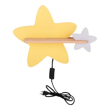 LED Dječje zidno svjetlo s policom STAR LED/5W/230V,